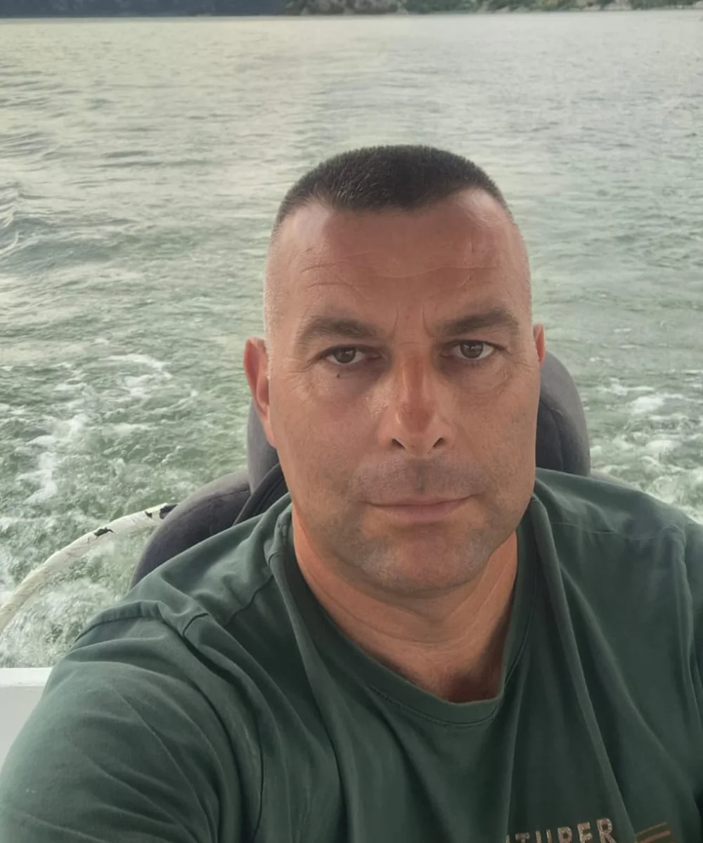 Mijo, your local Skadar Lake boat guide, on the water from Vranjina