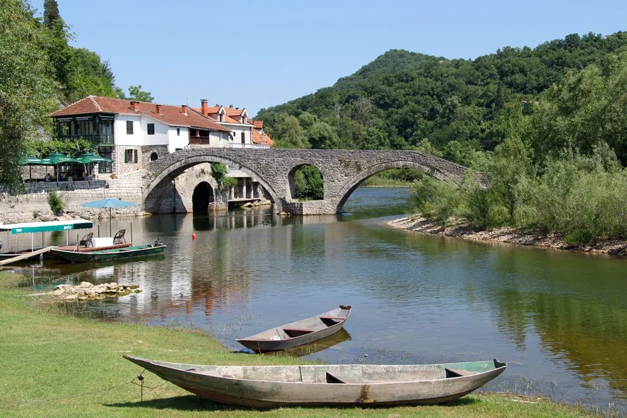 The old stone bridge at Rijeka Crnojevića